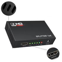 Duplicador Splitter Cabo Hdmi 1x4 Divisor Full Hd 1.4 3d Hub