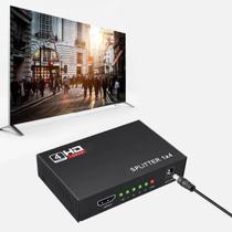 Duplicador Splitter Cabo Hdmi 1x4 tv Gamers tv Box Divisor Full Hd 1.4 3d Hub
