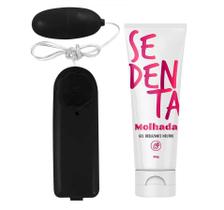 Duplinha com Vibro Ó BuDUPLINHA COM VIBRO BULLET MASSAGEADOR + GEL DESLIZANTE NEUTRO