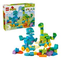 Duplo 3 Em 1 Dinossauros Sobre Rodas Lego 10451