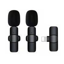 Duplo Microfone de Lapela Sem Fio Bateria 5H Plugar e Usar