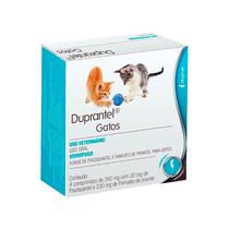 Duprantel Gatos Duprat 4 Comprimidos Vermífugo para gatos Duprantel Gatos Duprat 4 Comprimidos Vermífugo para gatos