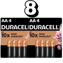 Duracell Normal Pilha Alcalina AA Kit Com 8 Unds Duracell Normal Pilha Alcalina AA Kit Com 8 Unds