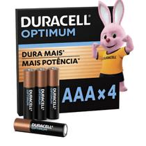 Duracell Optimum Pilha Alcalina AAA Com 4und Duracell Optimum Pilha Alcalina AAA Com 4und