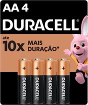 Duracell Pilha Alcalina AA 4 Unidades