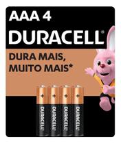 Duracell Pilha Alcalina Aaa 4 Unidades