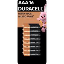 Duracell Pilha Alcalina Palito AAA - 16 Unidades