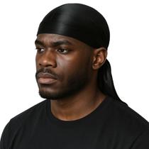 Durag Cetim Premium Ajustável Proteção Capilar Antifrizz Waves 360 Ondas Cabelo Touca