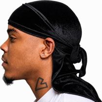 Durag Veeta Superior Veludo Macio com Tiras Longas e Largas
