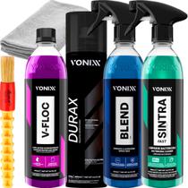 Durax 400ml Pretinho Renova Brilho Extremo Pneus Resistente Agua Sintra Fast 500ml Blend Spray 500ml V Floc 500ml Vonixx Pano 40x40 JS Pincel Roma