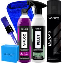 Durax 400ML Spray Pretinho Brilho Extremo Selante Delet 500ML Vfloc 500ML Vonixx Durax 400ML Spray Pretinho Brilho Extremo Selante Delet 500ML Vfloc 500ML Vonixx