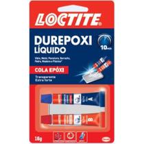 Durepoxi Líquido 10 min Loctite 16g Transparente Durepoxi Líquido 10 min Loctite 16g Transparente