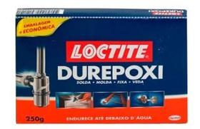 Durepoxi Massa Adesivo 250g Metal Vidro Pedras Cor Cinza Durepoxi Massa Adesivo 250g Metal Vidro Pedras Cor Cinza