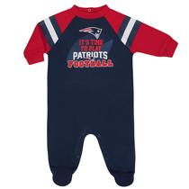 Durma e brinque Gerber Unissex Baby Boys NFL New England Patriots