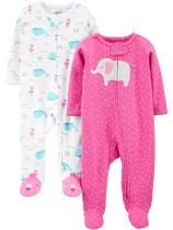 Durma e divirta-se Simple Joys da Carter's Baby Girls Cotton x2 Durma e divirta-se Simple Joys da Carter's Baby Girls Cotton x2