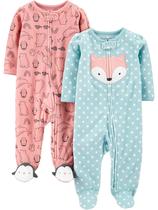 Durma e divirta-se Simple Joys de Carter's Baby Girls Fleece x2