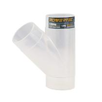 Dust Collection Y Fitting POWERTEC 2.5" Clear, 1 pacote Dust Collection Y Fitting POWERTEC 2.5" Clear, 1 pacote