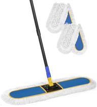 Dust Mop CLDREAM 24 Commercial para chão com 2 almofadas de algodão