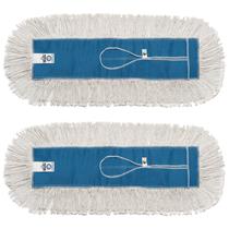 Dust Mop Head reabastece Nine Forty de nível industrial, 60 x 13 cm, pacote com 2 unidades