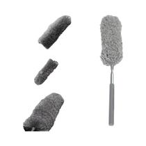 Duster Curvo Extensível De 2,8M Com Pena De Frango Coletor De Poeira Eletrostático Para Limpeza De