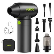 Duster de ar comprimido Yofigo 150.000 RPM com bateria de 4400 mAh Duster de ar comprimido Yofigo 150.000 RPM com bateria de 4400 mAh