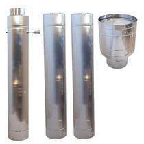 Duto 7 Polegadas Inox 304 Revestido Lã De Rocha - Forno Igl