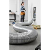 Duto Alumínio 100mm Flexível P/ Coifa Aquecedor (3M)