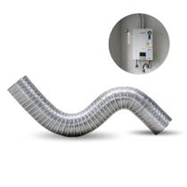 Duto Alumínio Semi Flexível 3 Metros 60mm Para Aquecedor E Exaustor