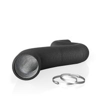 Duto de alumínio flexível AC Infinity de 6 polegadas e 25 pés com braçadeiras Duto de alumínio flexível AC Infinity de 6 polegadas e 25 pés com braçadeiras