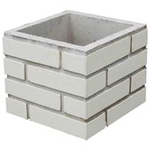 Duto De Concreto Com 30x30x25cm Tijolinho Areia - 1000009 - Atacadao Lazer