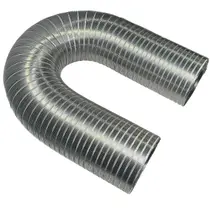 Duto de exaustão alumínio 1 Metro 80mm para aquecedor Duto de exaustão alumínio 1 Metro 80mm para aquecedor
