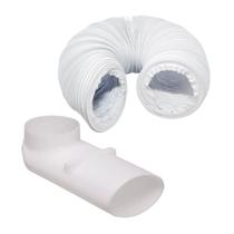 Duto Defletor + Mangueira Secadora Brastemp Ative Original Bsi24 Bsr20 Bsr24 Bsi10 Bsr10 Bsx10