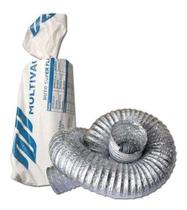 Duto Flexível 150mm 6 Pol 4 Metro Aluminizado Multivac Duto Flexível 150mm 6 Pol 4 Metro Aluminizado Multivac