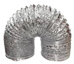 Duto Flexível Aluminio Coifa Secadora Exaustor 2,10X10,5CM