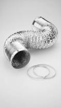 Duto Flexível Aluminizado 150mm c/ 2 Abraçadeiras Duto Flexível Aluminizado 150mm c/ 2 Abraçadeiras