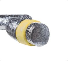 Duto Flexível com Isolamento 10" (250mm) 10 Metros Duto Flexível com Isolamento 10" (250mm) 10 Metros