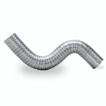 Duto Flexível de Alumínio 3m x 80mm Para Ventilação e Exaustão Distak Duto Flexível de Alumínio 3m x 80mm Para Ventilação e Exaustão Distak