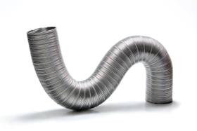 Duto Flexível de Alumínio Corrugado 1,5m X 126mm Distak