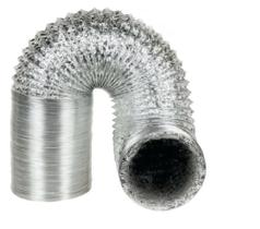 Duto Flexível em Alumínio Corrugado Diâmetro de 30Cm Lance com10 Metros