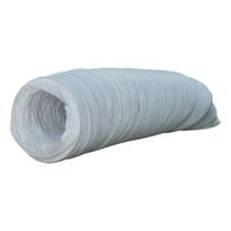 Duto Flexível Pvc Branco 4'' 100mm X 1 Metro