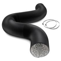 Duto iPower de 6 polegadas e 25 pés de alumínio com proteção de 4 camadas Duto iPower de 6 polegadas e 25 pés de alumínio com proteção de 4 camadas