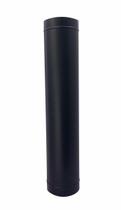 Duto preto para chaminé de 100 mm de diâmetro com 60 cm de altura