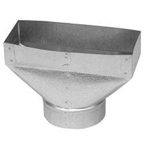 Duto Universal para Bota Imperial 8,25x25,4x10,16 cm Aço Galvanizado Duto Universal para Bota Imperial 8,25x25,4x10,16 cm Aço Galvanizado