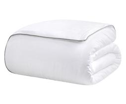 Duvet Basics em Vivo Branco e Cinza 200 Fios Queen Duvet Basics em Vivo Branco e Cinza 200 Fios Queen