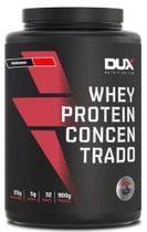 Dux - whey protein concentrado 900gr morango Dux - whey protein concentrado 900gr morango