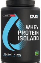 Dux - whey protein isolado 900gr morango