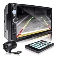 Dvd 2 Din Central Multimídia Universal Mp5 Câmera Bt Espelha