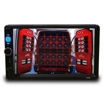 Dvd 2 Din Multimidia Bluetooth Usb Sd Tela 7 Hd Espelhamento