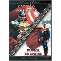 DVD 2 Em 1 Capitão América E Super Homem - LÍDER - LÍDER FILMES