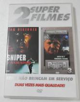 DVD 2 Super Filmes - Sniper O Atirador e À Queima Roupa 3 - DVD video